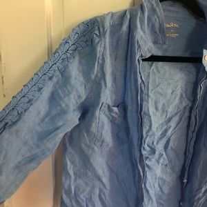 Linen Lilly Pulitzer bottom up top